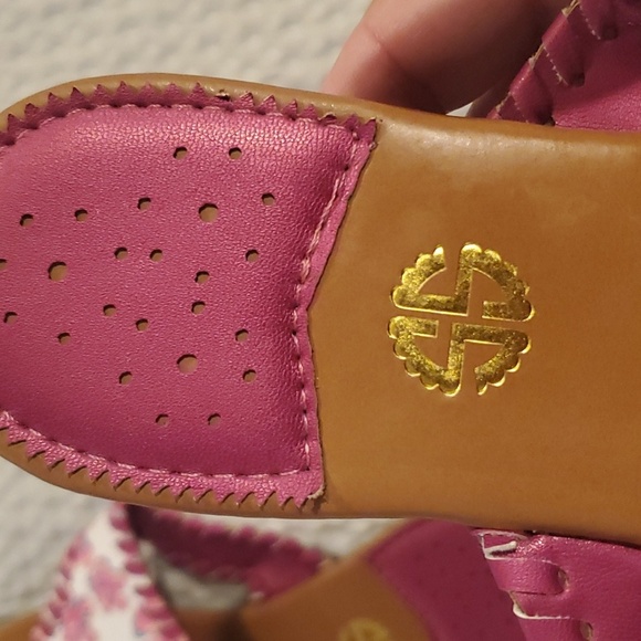 Simply Southern Floral Flip Flop Sandals Size 8 (#5) - Picture 3 of 5